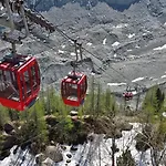아파트 Petit Dru - Mezzanine With Mont Blanc