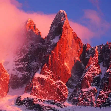 公寓 Petit Dru - Mezzanine With Mont Blanc 霞慕尼