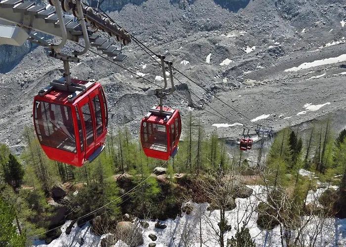 アパート Petit Dru - Mezzanine With Mont Blanc